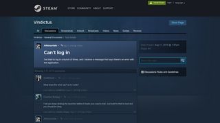 
                            1. Can't log in :: Vindictus General Discussions - Steam Community