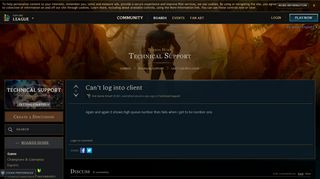 
                            5. Can't log into client - EUW boards - League of Legends