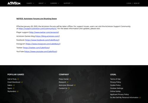 
                            1. Can't log into CoD account in game... - Activision Community ...