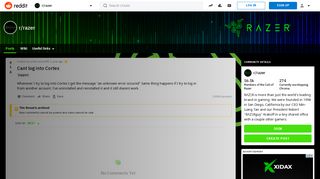 
                            7. Cant log into Cortex : razer - Reddit