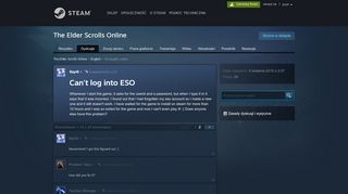 
                            4. Can't log into ESO :: The Elder Scrolls Online English