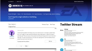 
                            6. Can't log into origin website or battlelog. - Answer HQ - EA Answers HQ