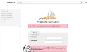 
                            6. Can't log into phpMyAdmin: mysqli_real_connect(): (HY000/1698 ...