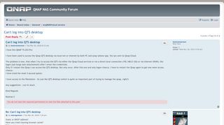
                            11. Can't log into QTS desktop - QNAP NAS Community Forum