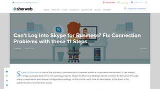 
                            9. Can't Log Into Skype for Business? Fix Connection ...