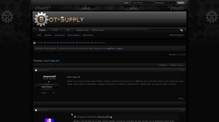 
                            12. can't log on! - Bot Supply