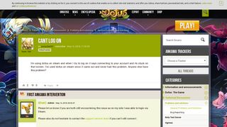 
                            6. Cant log on - Forum - DOFUS: the strategic MMORPG.