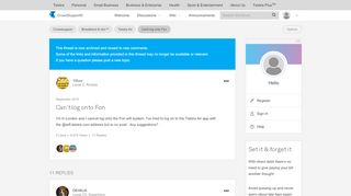 
                            10. Can't log onto Fon - Telstra Crowdsupport - 500537