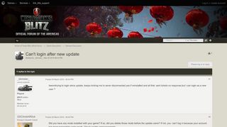 
                            11. Can't login after new update - General Discussion - World of Tanks ...