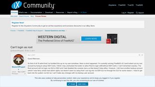 
                            1. Can't login as root | FreeNAS Community - FreeNAS Forums