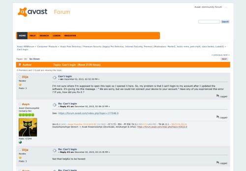 
                            7. Can't login - Avast WEBforum