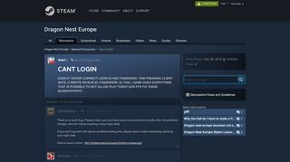 
                            6. CANT LOGIN :: Dragon Nest Europe General Discussions