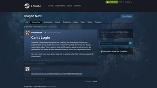 
                            2. Can't Login :: Dragon Nest General Discussions - Steam Community