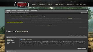 
                            3. Can't login - Dungeons and Dragons Online