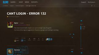 
                            9. Cant Login - Error 132 - Technical Support - World of Warcraft ...