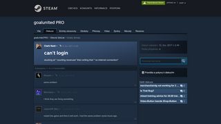 
                            7. can't login :: goalunited PRO Obecné diskuze - Steam Community