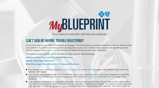 
                            4. Can't Login? Having trouble registering?: My Blueprint