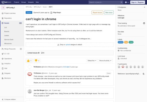 
                            2. can't login in chrome (#2971) · Issues · ISPConfig / ISPConfig 3 · GitLab