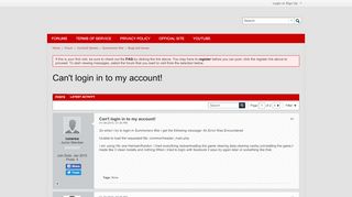 
                            7. Can't login in to my account! - Com2us Forums