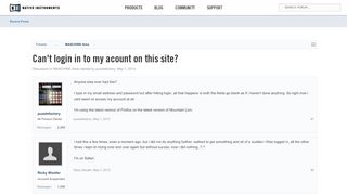 
                            11. Can't login in to my acount on this site? | NI Community Forum ...
