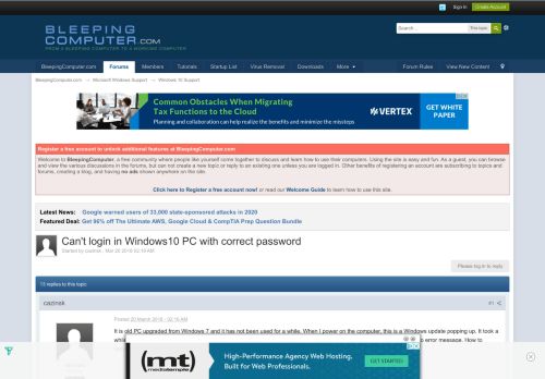 
                            4. Can't login in Windows10 PC with correct password - Windows 10 ...