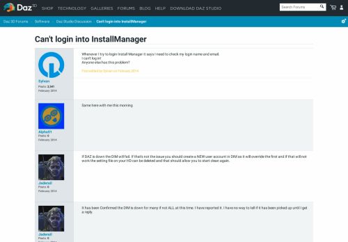 
                            5. Can't login into InstallManager - Daz 3D Forums