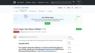 
                            7. Can't login into Neon Wallet · Issue #768 · CityOfZion/neon-wallet ...