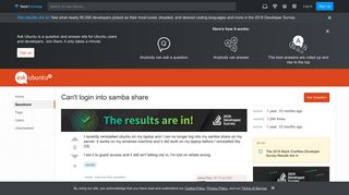 
                            9. Can't login into samba share - Ask Ubuntu