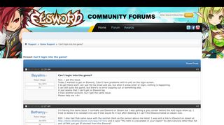 
                            2. Can't login into the game? - Forums - Elsword Online Forums