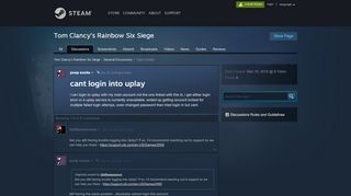 
                            6. cant login into uplay :: Tom Clancy's Rainbow Six Siege General ...
