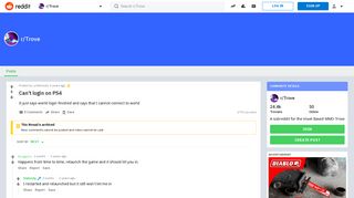 
                            5. Can't login on PS4 : Trove - Reddit
