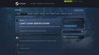 
                            10. CANT LOGIN SERVER DOWN :: ATLAS Thảo luận chung