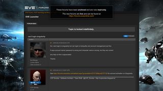 
                            2. can't login singularity - EVE Launcher - EVE Online Forums