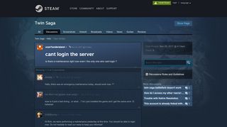 
                            1. cant login the server :: Twin Saga Help - Steam Community