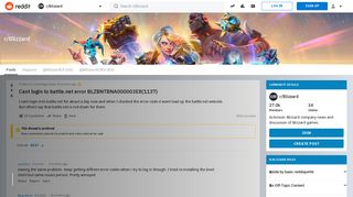 
                            6. Cant login to battle.net error BLZBNTBNA000003E8(1137) : Blizzard ...