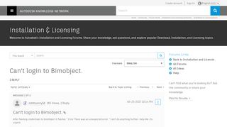 
                            4. Can't login to Bimobject. - Autodesk Community- Installation and ...