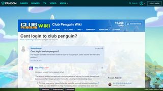 
                            9. Cant login to club penguin? | Club Penguin Wiki | FANDOM powered ...