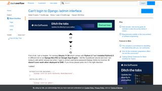 
                            6. Can't login to Django /admin interface - Stack Overflow