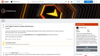 
                            4. Can't login to faceit in steam web browser : FACEITcom - ...