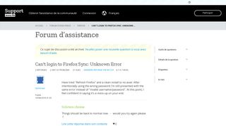 
                            12. Can't login to Firefox Sync: Unknown Error | Forum d'assistance ...