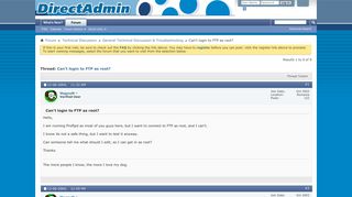 
                            7. Can't login to FTP as root? - DirectAdmin Forums