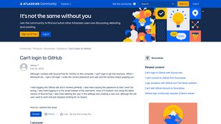 
                            7. Can't login to GitHub - Atlassian Community