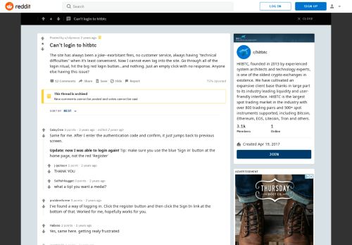 
                            2. Can't login to hitbtc : hitbtc - Reddit