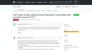 
                            9. Can't login to jsbin github account because it associated with my jsbin ...