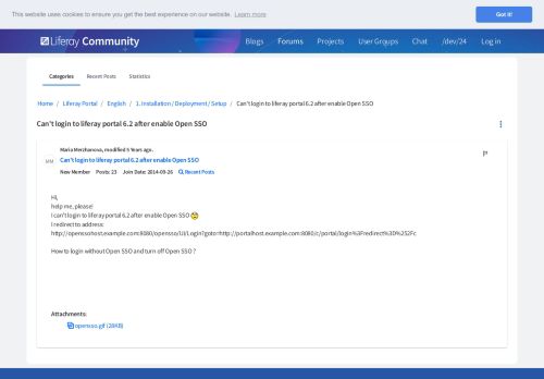 
                            13. Can't login to liferay portal 6.2 after enable Open SSO - Forums ...