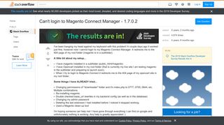 
                            3. Can't login to Magento Connect Manager - 1.7.0.2 - Stack Overflow