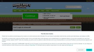 
                            2. Can't Login to minecraft - Mojang Account / Minecraft.net Support ...