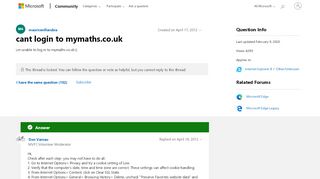 
                            6. cant login to mymaths.co.uk - Microsoft Community