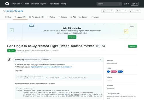 
                            7. Can't login to newly created DigitalOcean kontena master. · Issue ...