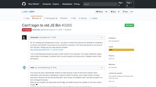 
                            5. Can't login to old JS Bin · Issue #3265 · jsbin/jsbin · GitHub